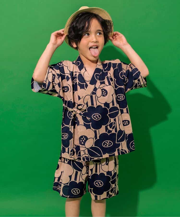 Disney Japanese children's clothing, Jinbei Japanese kimono, 100-150cm, for girls, summer, other brand children's clothing, TOPS PANTS, Japanese Summer Festival Special