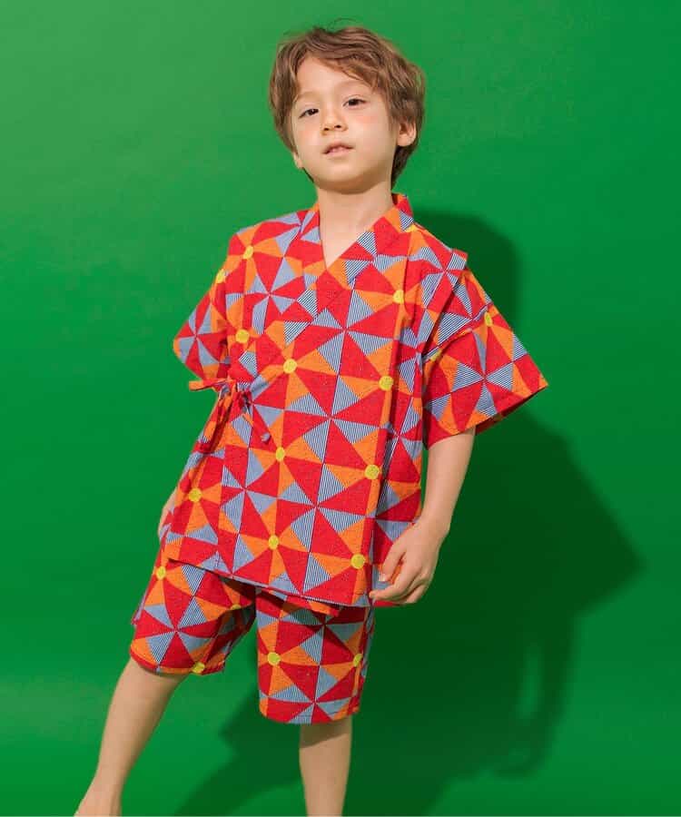 Disney Japanese children's clothing, Jinbei Japanese kimono, 100-150cm, for girls, summer, other brand children's clothing, TOPS PANTS, Japanese Summer Festival Special