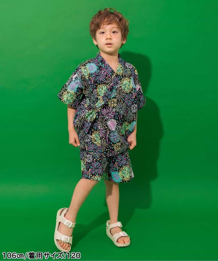 Disney Japanese children's clothing, Jinbei Japanese kimono, 100-150cm, for girls, summer, other brand children's clothing, TOPS PANTS, Japanese Summer Festival Special