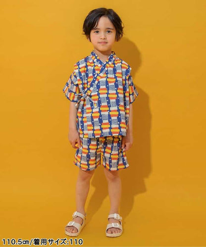 Disney Japanese children's clothing, Jinbei Japanese kimono, 100-150cm, for girls, summer, other brand children's clothing, TOPS PANTS, Japanese Summer Festival Special