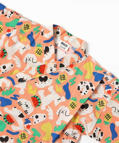 Disney Japanese children's clothing, Jinbei Japanese kimono, 100-150cm, for girls, summer, other brand children's clothing, TOPS PANTS, Japanese Summer Festival Special