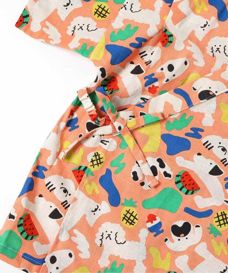 Disney Japanese children's clothing, Jinbei Japanese kimono, 100-150cm, for girls, summer, other brand children's clothing, TOPS PANTS, Japanese Summer Festival Special