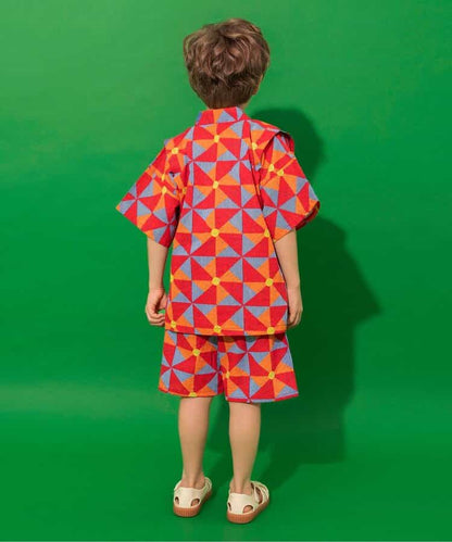 Disney Japanese children's clothing, Jinbei Japanese kimono, 100-150cm, for girls, summer, other brand children's clothing, TOPS PANTS, Japanese Summer Festival Special