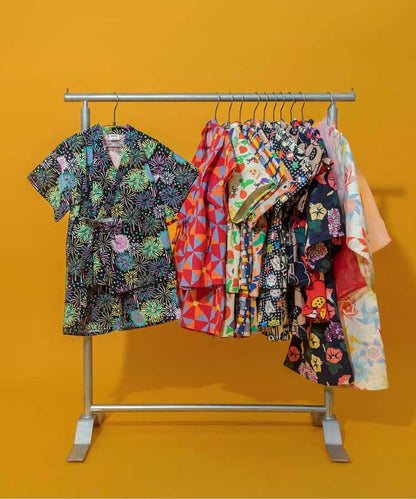 Disney Japanese children's clothing, Jinbei Japanese kimono, 100-150cm, for girls, summer, other brand children's clothing, TOPS PANTS, Japanese Summer Festival Special
