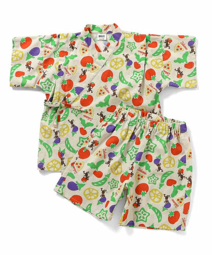 Disney Japanese children's clothing, Jinbei Japanese kimono, 100-150cm, for girls, summer, other brand children's clothing, TOPS PANTS, Japanese Summer Festival Special