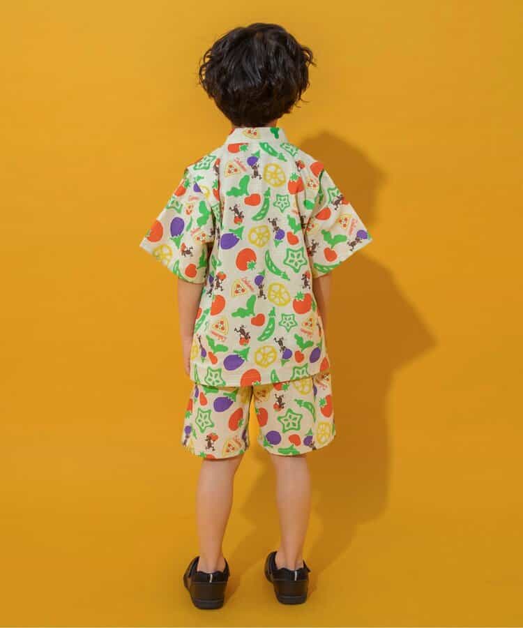 Disney Japanese children's clothing, Jinbei Japanese kimono, 100-150cm, for girls, summer, other brand children's clothing, TOPS PANTS, Japanese Summer Festival Special