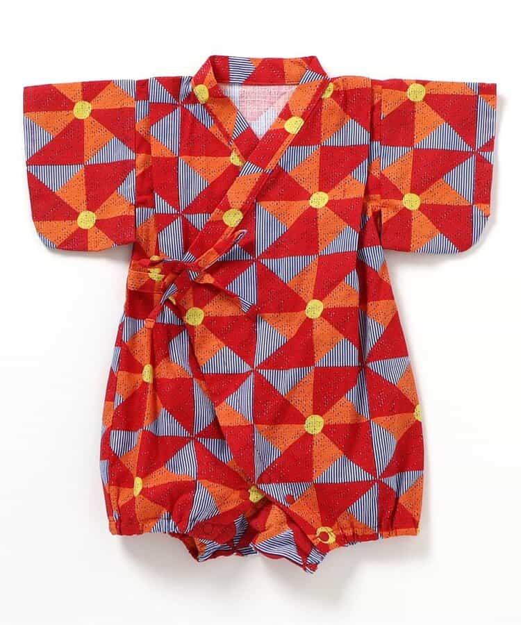 日本童裝 BREEZE 日本甚平 日本和服 70-80cm 男童款 初生嬰兒 夏季 Jumpsuit 日本夏祭慶典特輯