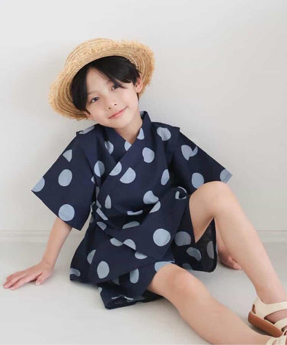 Disney Japanese children's clothing, Jinbei Japanese kimono, 100-150cm, for girls, summer, other brand children's clothing, TOPS PANTS, Japanese Summer Festival Special