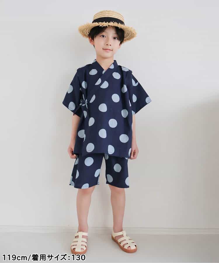 Disney Japanese children's clothing, Jinbei Japanese kimono, 100-150cm, for girls, summer, other brand children's clothing, TOPS PANTS, Japanese Summer Festival Special