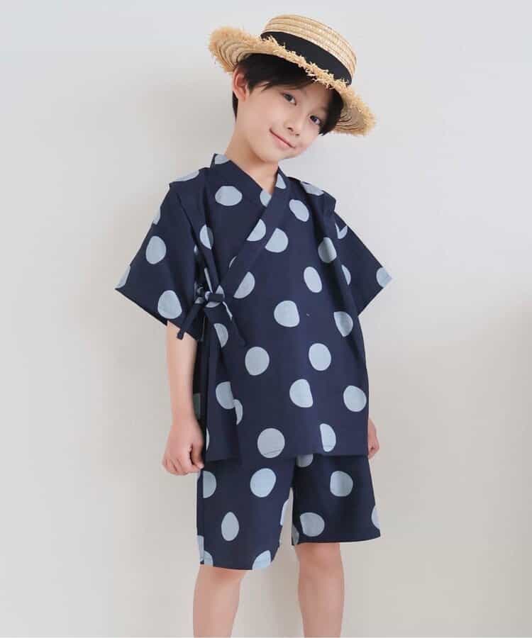 Disney Japanese children's clothing, Jinbei Japanese kimono, 100-150cm, for girls, summer, other brand children's clothing, TOPS PANTS, Japanese Summer Festival Special