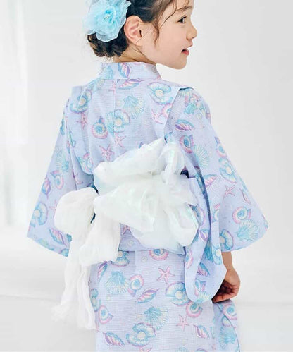 日本童裝 apres les cours 薄紗/極光腰帶 日本浴衣 日本甚平 日本和服 女童款 夏季 其他品牌童裝 日本夏祭慶典特輯