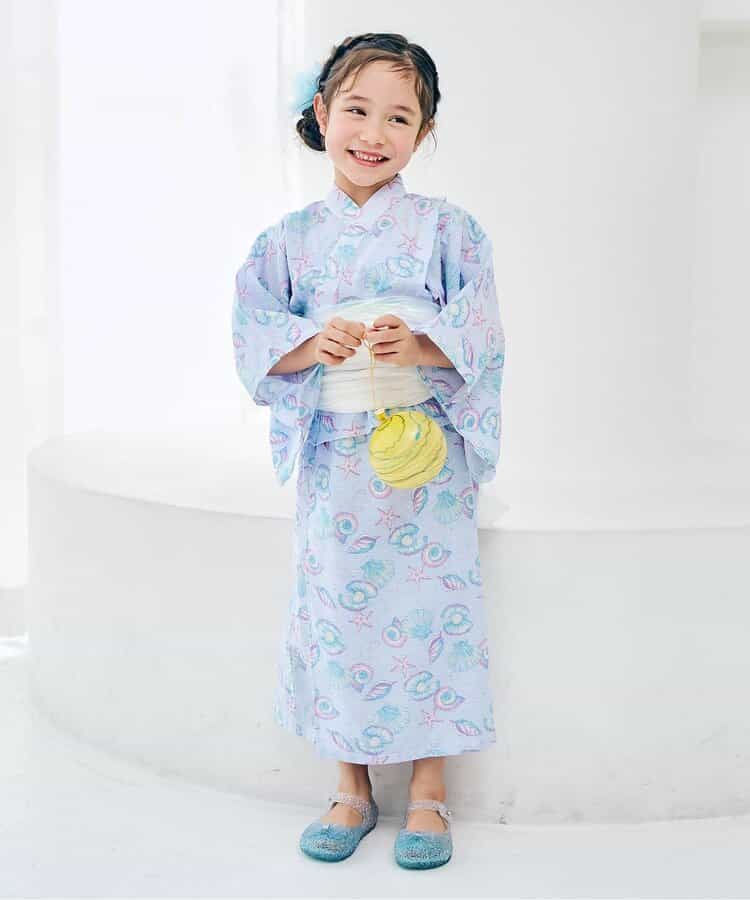 日本童裝 apres les cours 薄紗/極光腰帶 日本浴衣 日本甚平 日本和服 女童款 夏季 其他品牌童裝 日本夏祭慶典特輯