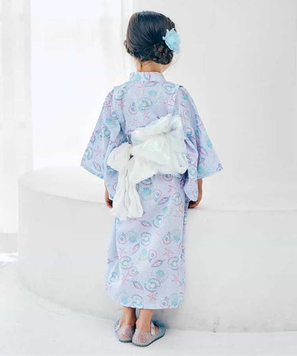日本童裝 apres les cours 薄紗/極光腰帶 日本浴衣 日本甚平 日本和服 女童款 夏季 其他品牌童裝 日本夏祭慶典特輯