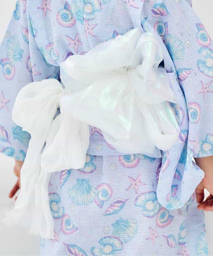 日本童裝 apres les cours 薄紗/極光腰帶 日本浴衣 日本甚平 日本和服 女童款 夏季 其他品牌童裝 日本夏祭慶典特輯