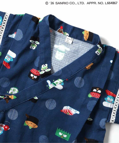 日本童裝 apres les cours x Sanrio 日本甚平 日本和服 80-130cm 男童款 夏季 TOPS PANTS 日本夏祭慶典特輯
