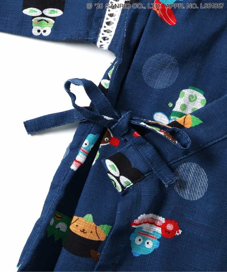 日本童裝 apres les cours x Sanrio 日本甚平 日本和服 80-130cm 男童款 夏季 TOPS PANTS 日本夏祭慶典特輯
