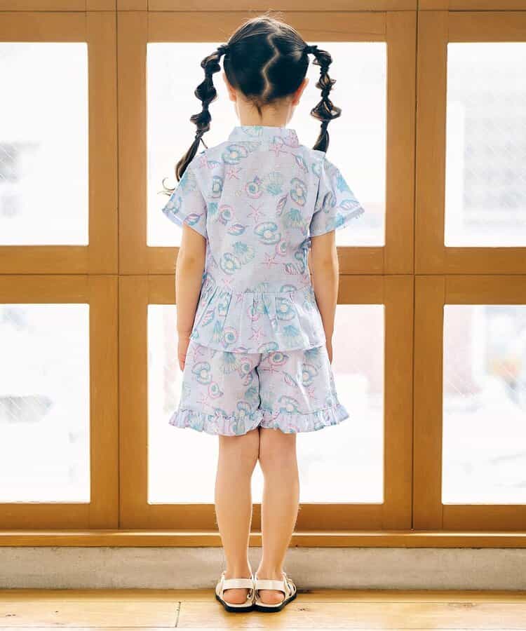 Disney Japanese children's clothing, Jinbei Japanese kimono, 100-150cm, for girls, summer, other brand children's clothing, TOPS PANTS, Japanese Summer Festival Special