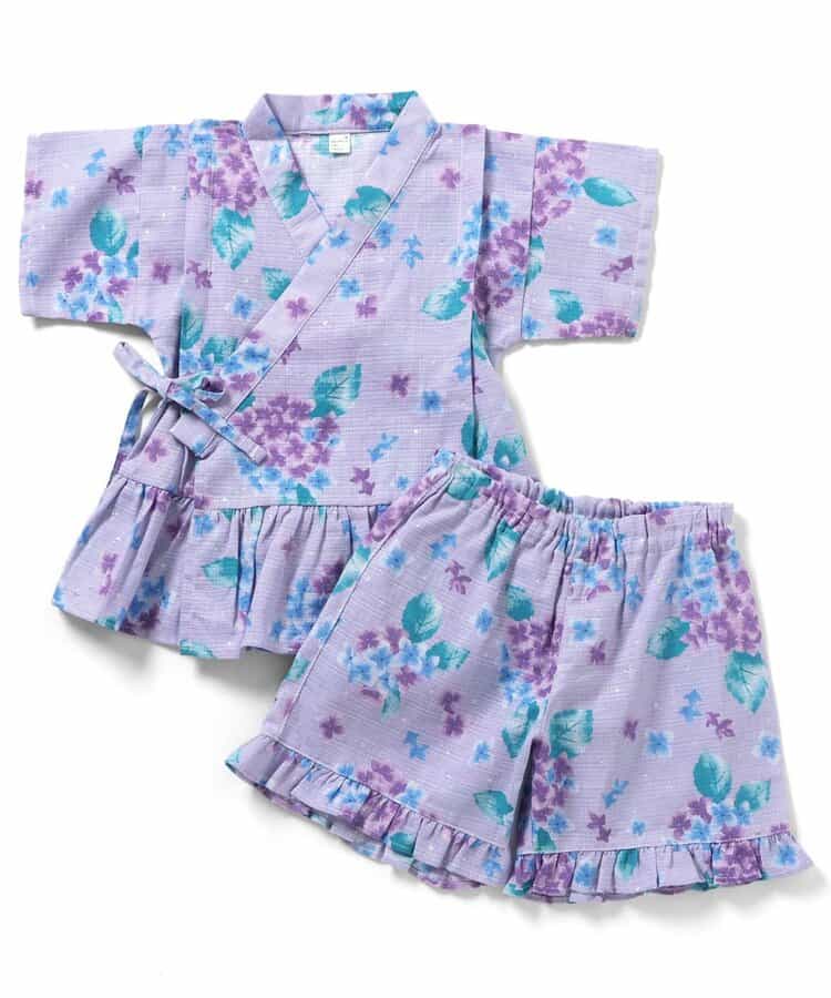 Disney Japanese children's clothing, Jinbei Japanese kimono, 100-150cm, for girls, summer, other brand children's clothing, TOPS PANTS, Japanese Summer Festival Special