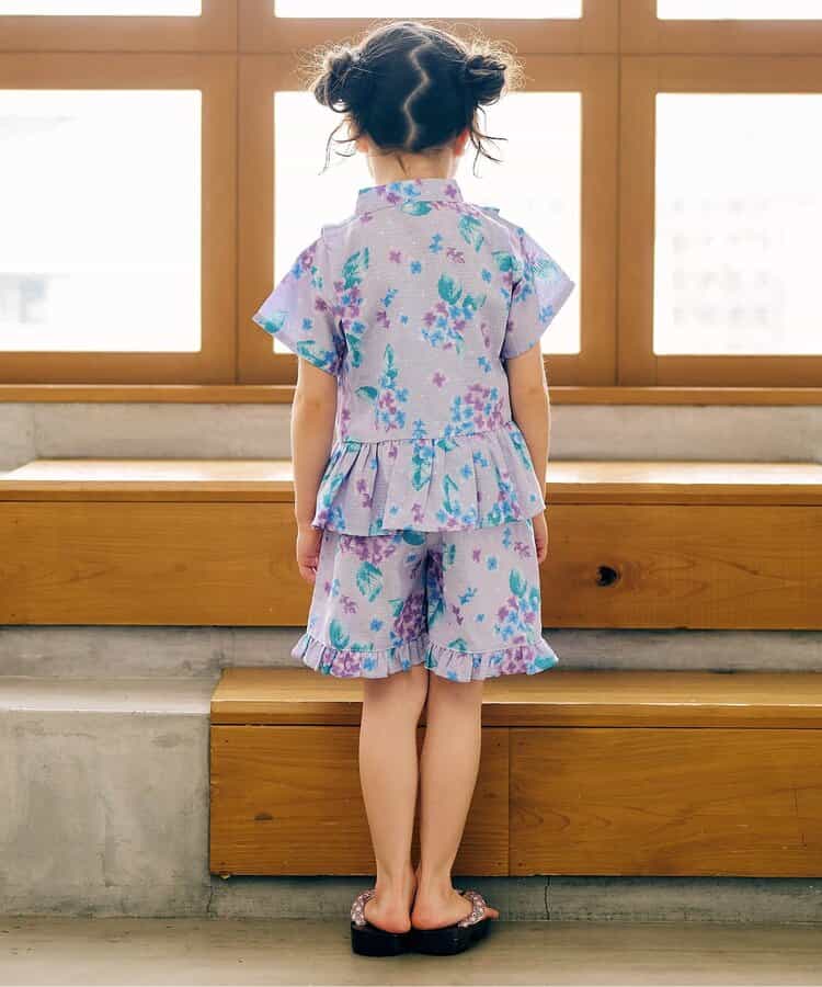 Disney Japanese children's clothing, Jinbei Japanese kimono, 100-150cm, for girls, summer, other brand children's clothing, TOPS PANTS, Japanese Summer Festival Special