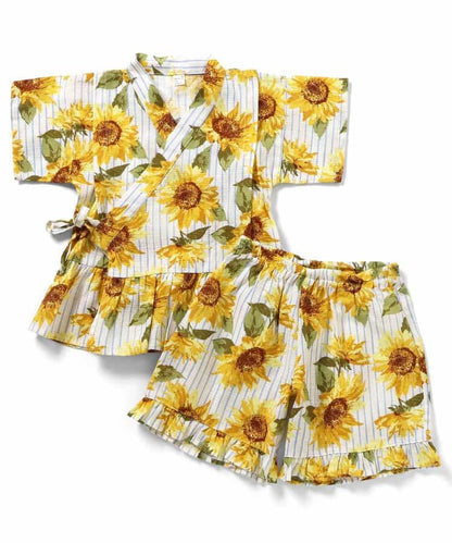 Disney Japanese children's clothing, Jinbei Japanese kimono, 100-150cm, for girls, summer, other brand children's clothing, TOPS PANTS, Japanese Summer Festival Special