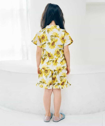 Disney Japanese children's clothing, Jinbei Japanese kimono, 100-150cm, for girls, summer, other brand children's clothing, TOPS PANTS, Japanese Summer Festival Special