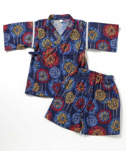 日本童裝 apres les cours 日本甚平 日本和服 80-130cm 男童款 夏季 TOPS PANTS 日本夏祭慶典特輯