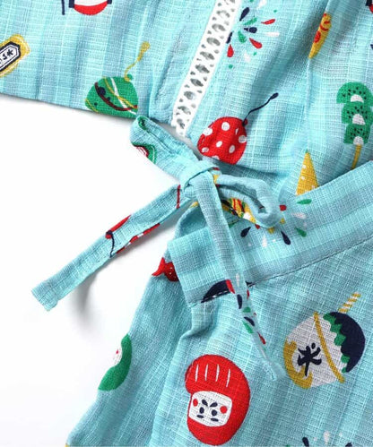 日本童裝 apres les cours 日本甚平 日本和服 80-130cm 男童款 夏季 TOPS PANTS 日本夏祭慶典特輯