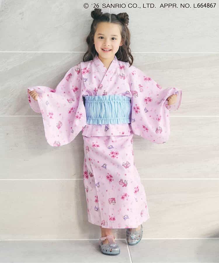 日本童裝 apres les cours x Sanrio 日本浴衣 日本和服 100-150cm 女童款 夏季 DRESSES 日本夏祭慶典特輯)