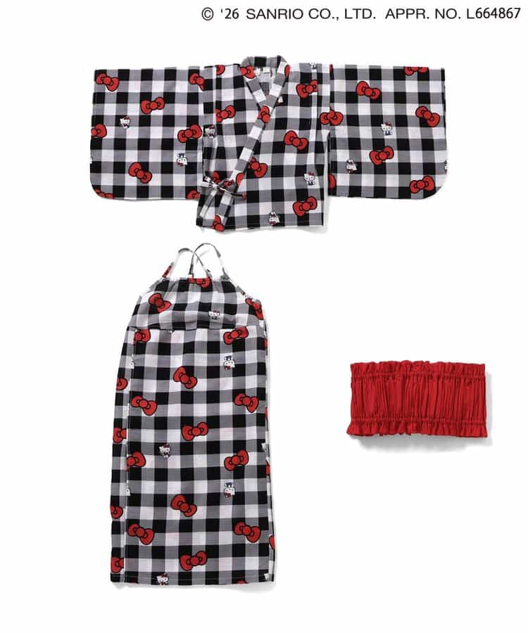 日本童裝 apres les cours x Sanrio 日本浴衣 日本和服 100-150cm 女童款 夏季 DRESSES 日本夏祭慶典特輯)