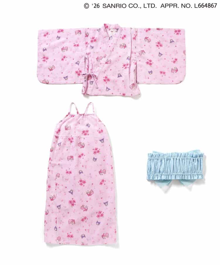 日本童裝 apres les cours x Sanrio 日本浴衣 日本和服 100-150cm 女童款 夏季 DRESSES 日本夏祭慶典特輯)