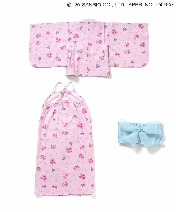 日本童裝 apres les cours x Sanrio 日本浴衣 日本和服 100-150cm 女童款 夏季 DRESSES 日本夏祭慶典特輯)