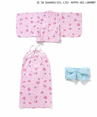 日本童裝 apres les cours x Sanrio 日本浴衣 日本和服 100-150cm 女童款 夏季 DRESSES 日本夏祭慶典特輯)