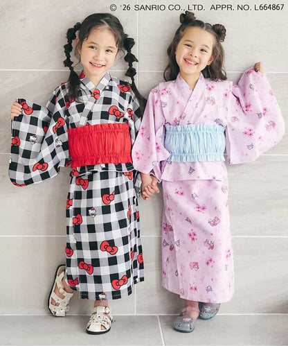 日本童裝 apres les cours x Sanrio 日本浴衣 日本和服 100-150cm 女童款 夏季 DRESSES 日本夏祭慶典特輯)