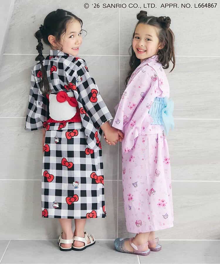 日本童裝 apres les cours x Sanrio 日本浴衣 日本和服 100-150cm 女童款 夏季 DRESSES 日本夏祭慶典特輯)