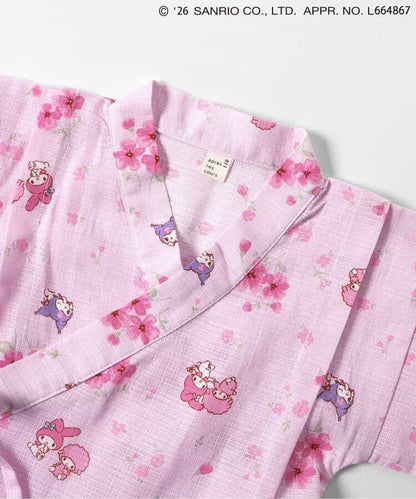Disney Japanese children's clothing, Jinbei Japanese kimono, 100-150cm, for girls, summer, other brand children's clothing, TOPS PANTS, Japanese Summer Festival Special