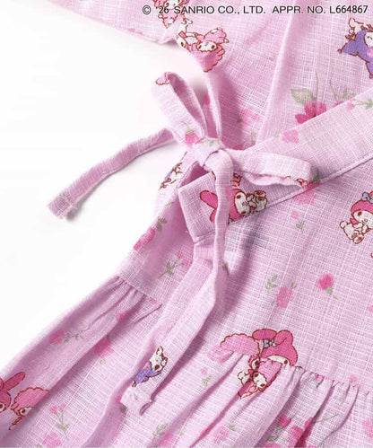 Disney Japanese children's clothing, Jinbei Japanese kimono, 100-150cm, for girls, summer, other brand children's clothing, TOPS PANTS, Japanese Summer Festival Special