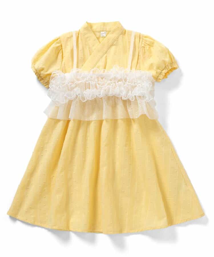 Disney Japanese children's clothing, Jinbei Japanese kimono, 100-150cm, for girls, summer, other brand children's clothing, TOPS PANTS, Japanese Summer Festival Special