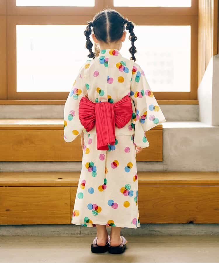 Disney Japanese children's clothing, Jinbei Japanese kimono, 100-150cm, for girls, summer, other brand children's clothing, TOPS PANTS, Japanese Summer Festival Special