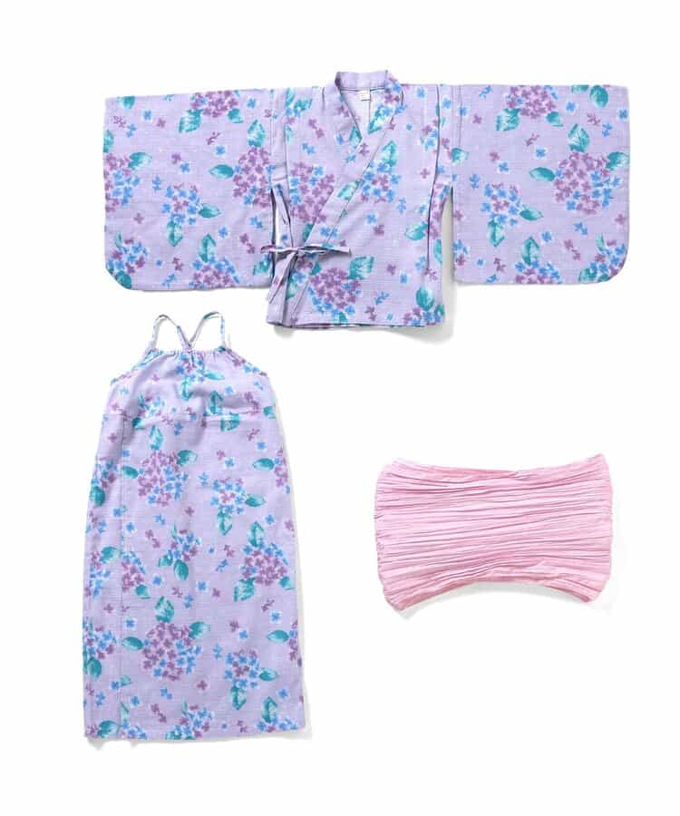 Disney Japanese children's clothing, Jinbei Japanese kimono, 100-150cm, for girls, summer, other brand children's clothing, TOPS PANTS, Japanese Summer Festival Special