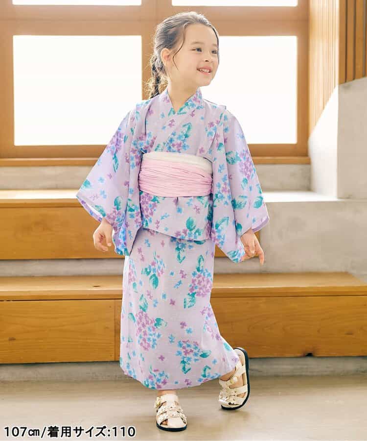 Disney Japanese children's clothing, Jinbei Japanese kimono, 100-150cm, for girls, summer, other brand children's clothing, TOPS PANTS, Japanese Summer Festival Special