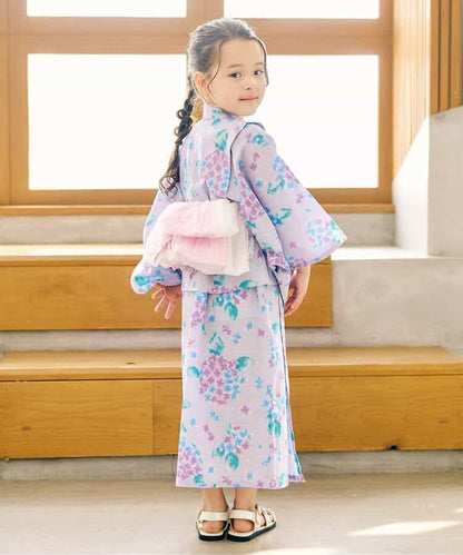 Disney Japanese children's clothing, Jinbei Japanese kimono, 100-150cm, for girls, summer, other brand children's clothing, TOPS PANTS, Japanese Summer Festival Special