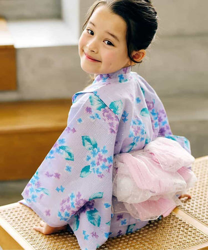 Disney Japanese children's clothing, Jinbei Japanese kimono, 100-150cm, for girls, summer, other brand children's clothing, TOPS PANTS, Japanese Summer Festival Special