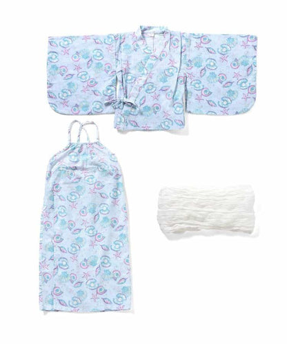 Disney Japanese children's clothing, Jinbei Japanese kimono, 100-150cm, for girls, summer, other brand children's clothing, TOPS PANTS, Japanese Summer Festival Special