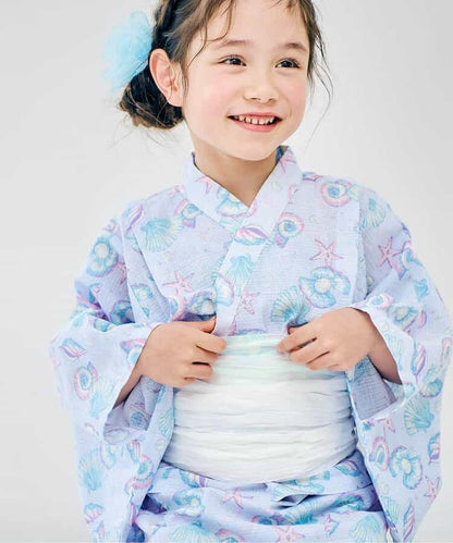 Disney Japanese children's clothing, Jinbei Japanese kimono, 100-150cm, for girls, summer, other brand children's clothing, TOPS PANTS, Japanese Summer Festival Special
