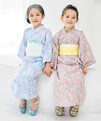 Disney Japanese children's clothing, Jinbei Japanese kimono, 100-150cm, for girls, summer, other brand children's clothing, TOPS PANTS, Japanese Summer Festival Special