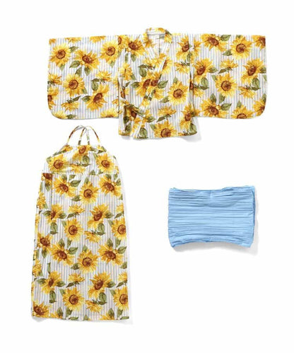 Disney Japanese children's clothing, Jinbei Japanese kimono, 100-150cm, for girls, summer, other brand children's clothing, TOPS PANTS, Japanese Summer Festival Special