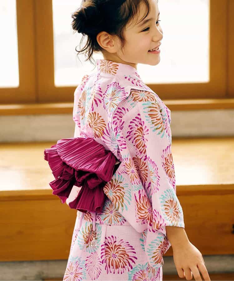 Disney Japanese children's clothing, Jinbei Japanese kimono, 100-150cm, for girls, summer, other brand children's clothing, TOPS PANTS, Japanese Summer Festival Special