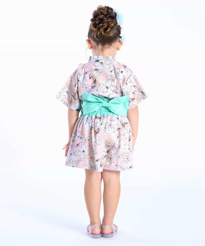 Disney Japanese children's clothing, Jinbei Japanese kimono, 100-150cm, for girls, summer, other brand children's clothing, TOPS PANTS, Japanese Summer Festival Special