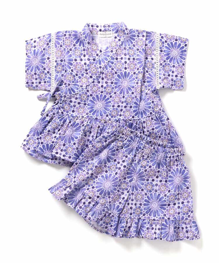 Disney Japanese children's clothing, Jinbei Japanese kimono, 100-150cm, for girls, summer, other brand children's clothing, TOPS PANTS, Japanese Summer Festival Special