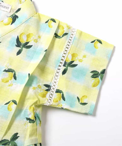 Disney Japanese children's clothing, Jinbei Japanese kimono, 100-150cm, for girls, summer, other brand children's clothing, TOPS PANTS, Japanese Summer Festival Special